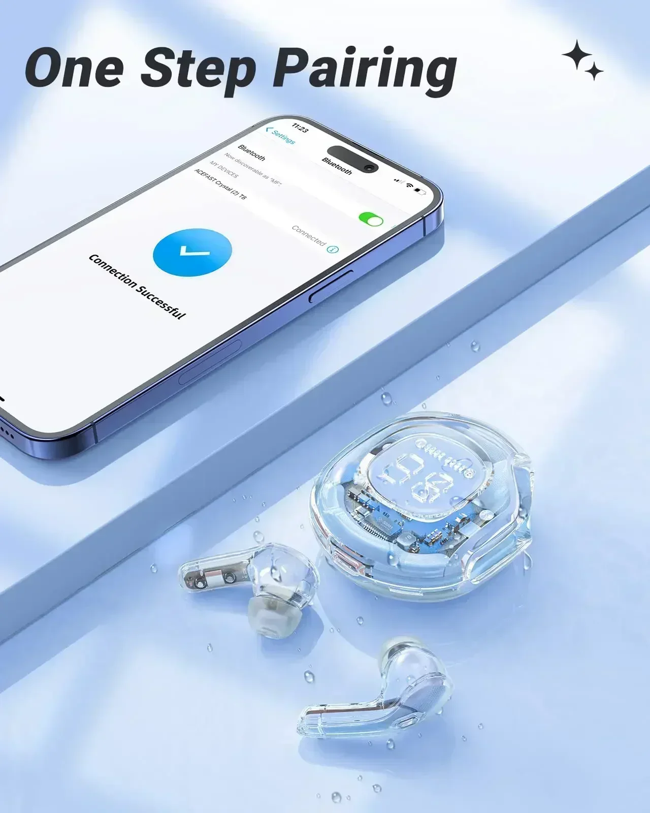 Crystal Series Wireless Earphone Bluetooth