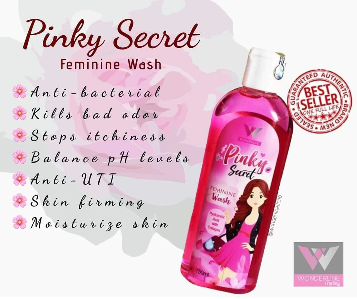 TRENDING PRODUCT! Pinky Secret Feminine Wash by Wonderline