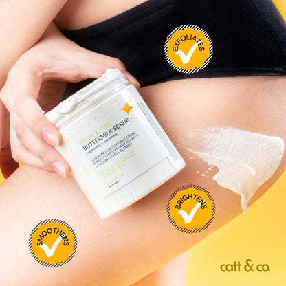 CATT & CO. BRIGHT & FREE BUTT-ERMILK SCRUB