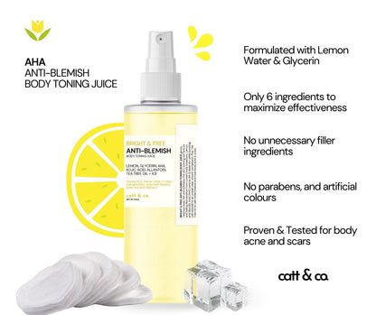 CATT & CO ANTI BLEMISH BODY TONING JUICE