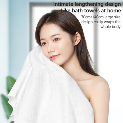 Compressed Bath Towel Skin-Friendly Disposable Thickened Large Bath Towels For Travel
