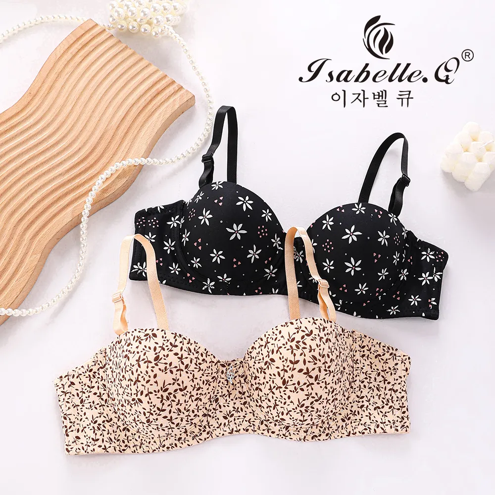 Isabelle Printed Push Up & Strapless Bra With Wire