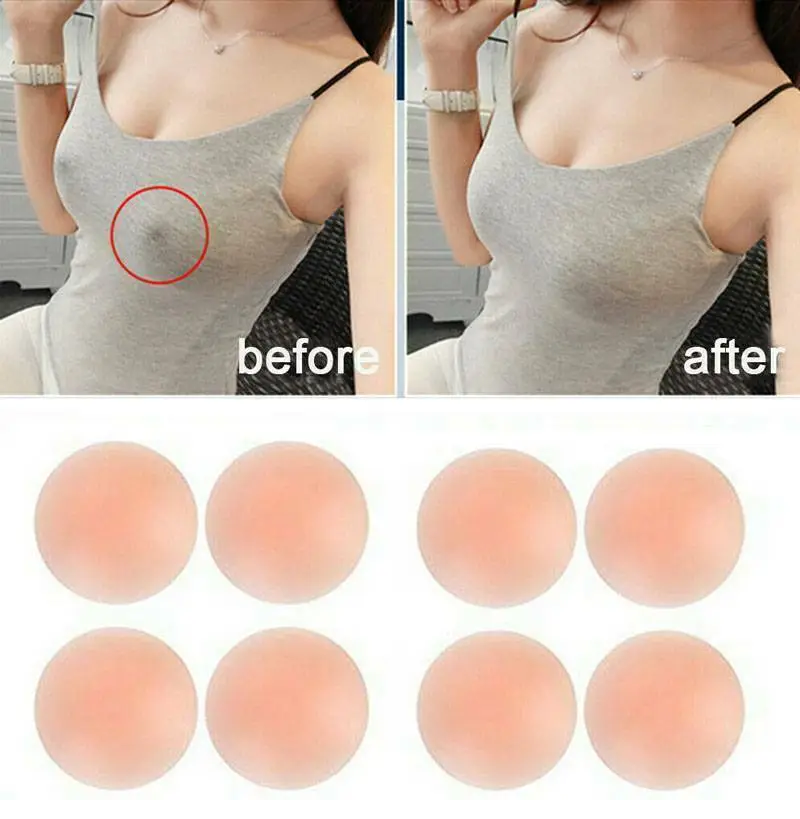 12pcs Reusable Silicone Nipple Cover for Women
