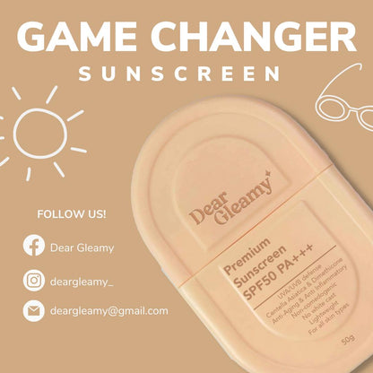 Dear Gleamy Premium Sunscreen SPF 50