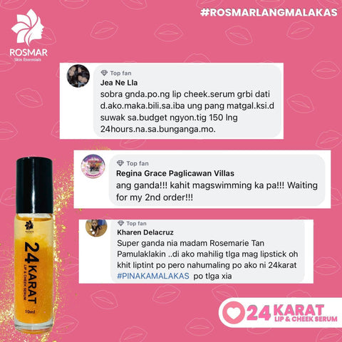 ROSMAR 24 KARAT LIP & CHEEK SERUM