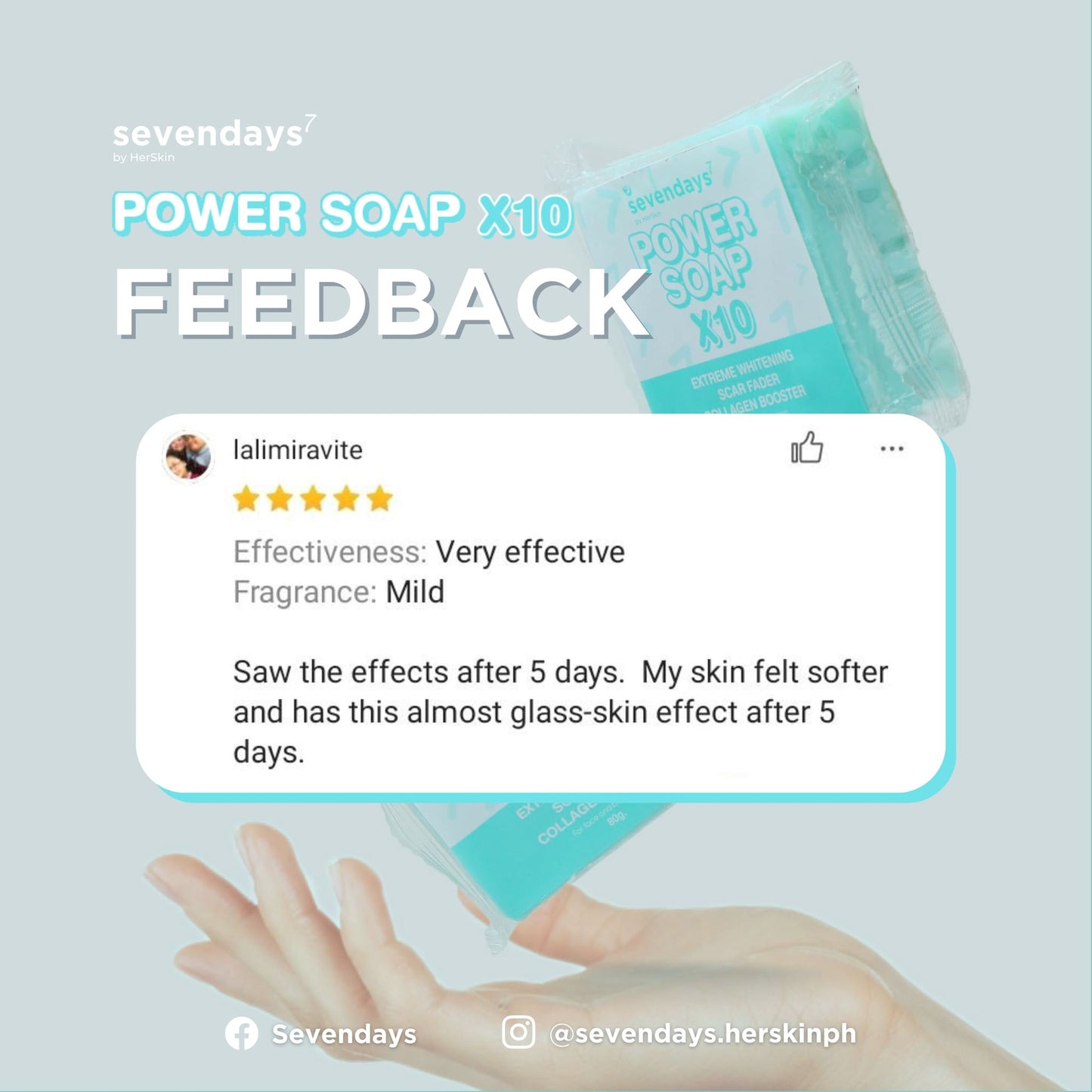 Her Skin Sevendays Power Soap x10