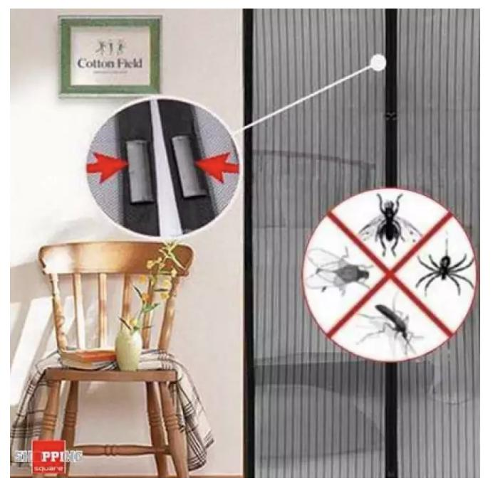 Magic Mesh Instant Screen Door Soft Screen Door Anti Mosquito Fly Mesh Curtain Magnetic Net Screen Door