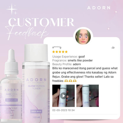 ADORN GLOW POTION TONER | GLOW POTION SERUM BY CALMSKIN