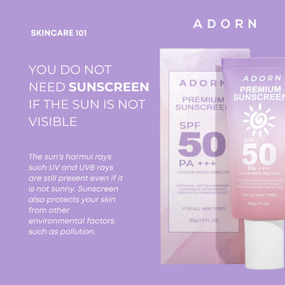 ADORN PREMIUM SUNSCREEN SPF 50 PA+++