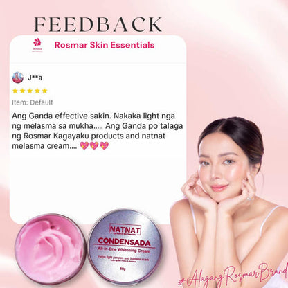 Natnat Condensada PEKAS MELASMA all in one whitening cream