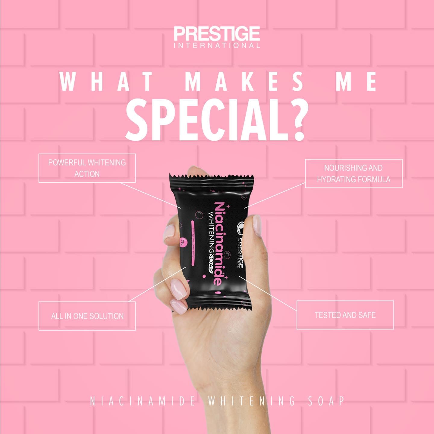 Trending Now! Prestige Niacinamide Soap