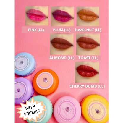 M.Q Cosmetics Macaroon Lip Therapy Long Lasting with SPATULA