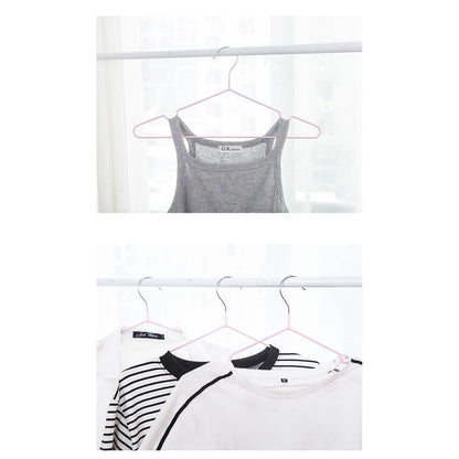 Trending Item! Premium Colorful Stainless Steel Korean Style Non Slip Wire Hangers
