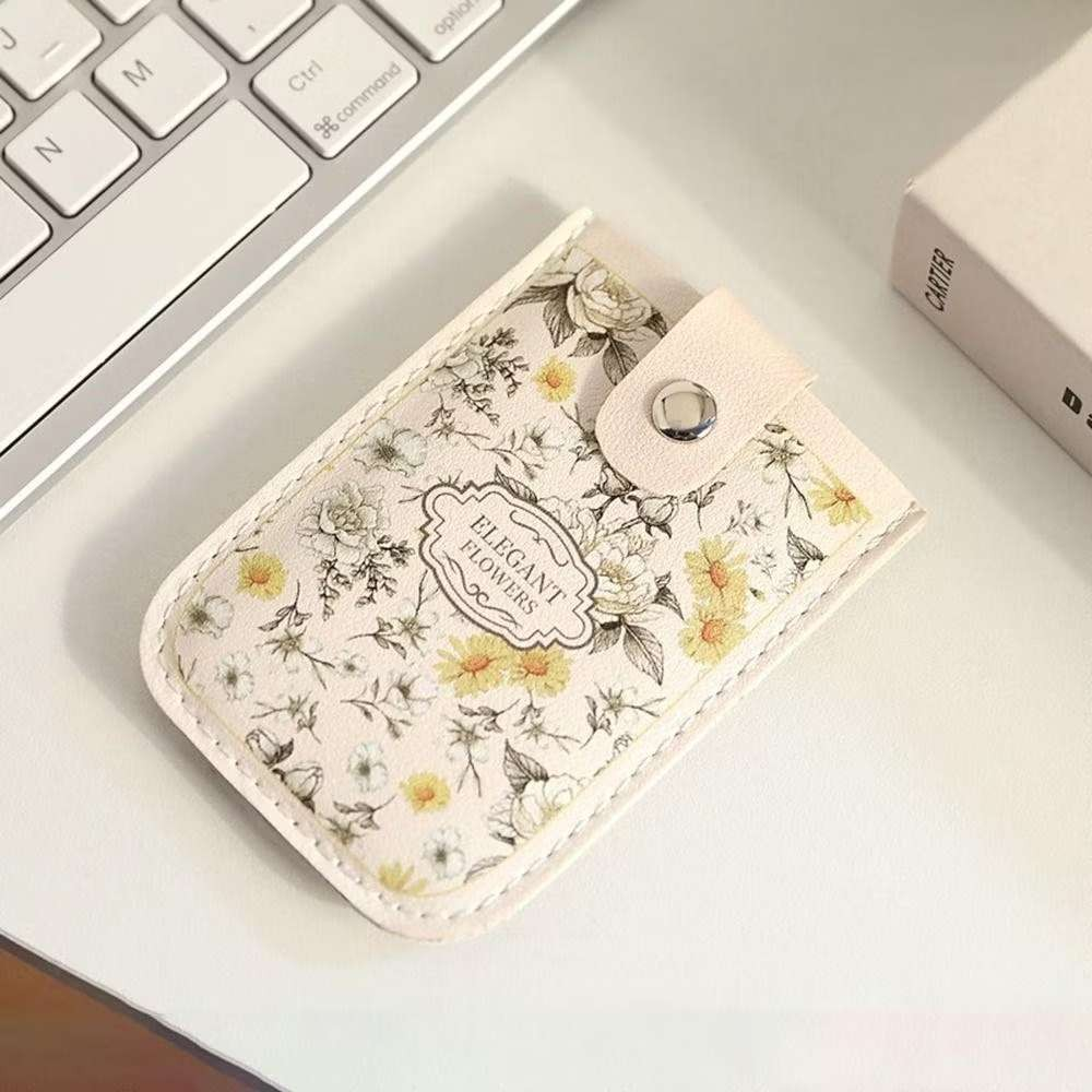 Ultra-Thin Compact Pull-Out ID Card Holder with Multi-Card Slots Large-Capacity Creative Business Card Storage