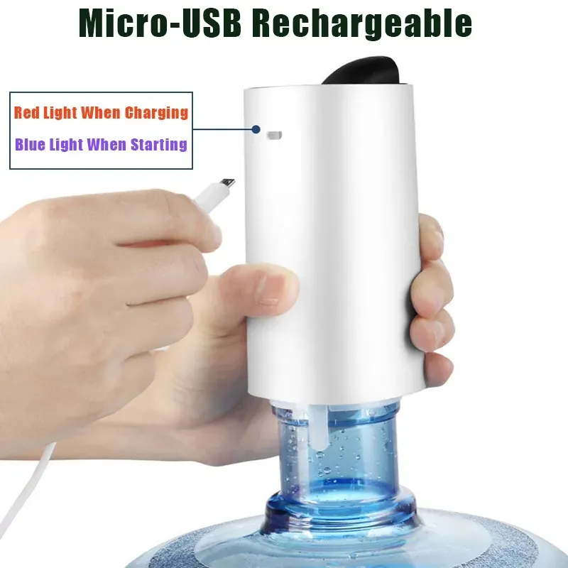 Portable Automatic Water Pump Dispenser USB Charging Smart Electric