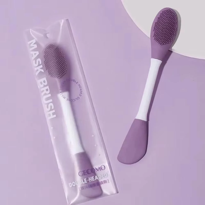 Facial Brushes Exfoliating Double Head Facial Clean Brush Silicone Skin Care Tools