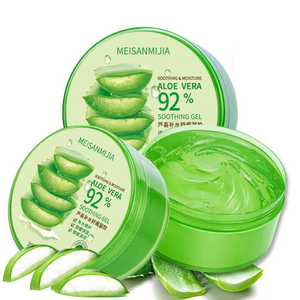 Aloe Gel Moisturizing Face Cream Whitening Sun Repair Skincare Sleeping Cover Skin Care Product Women Cosmetics Supplies300g