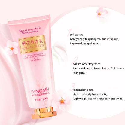 Sakura Amino Acid Whitening Body Lotion Body Skin Care emulsions Nourishes Skin Removal Pimple Hair Follicles Bodies Treatments