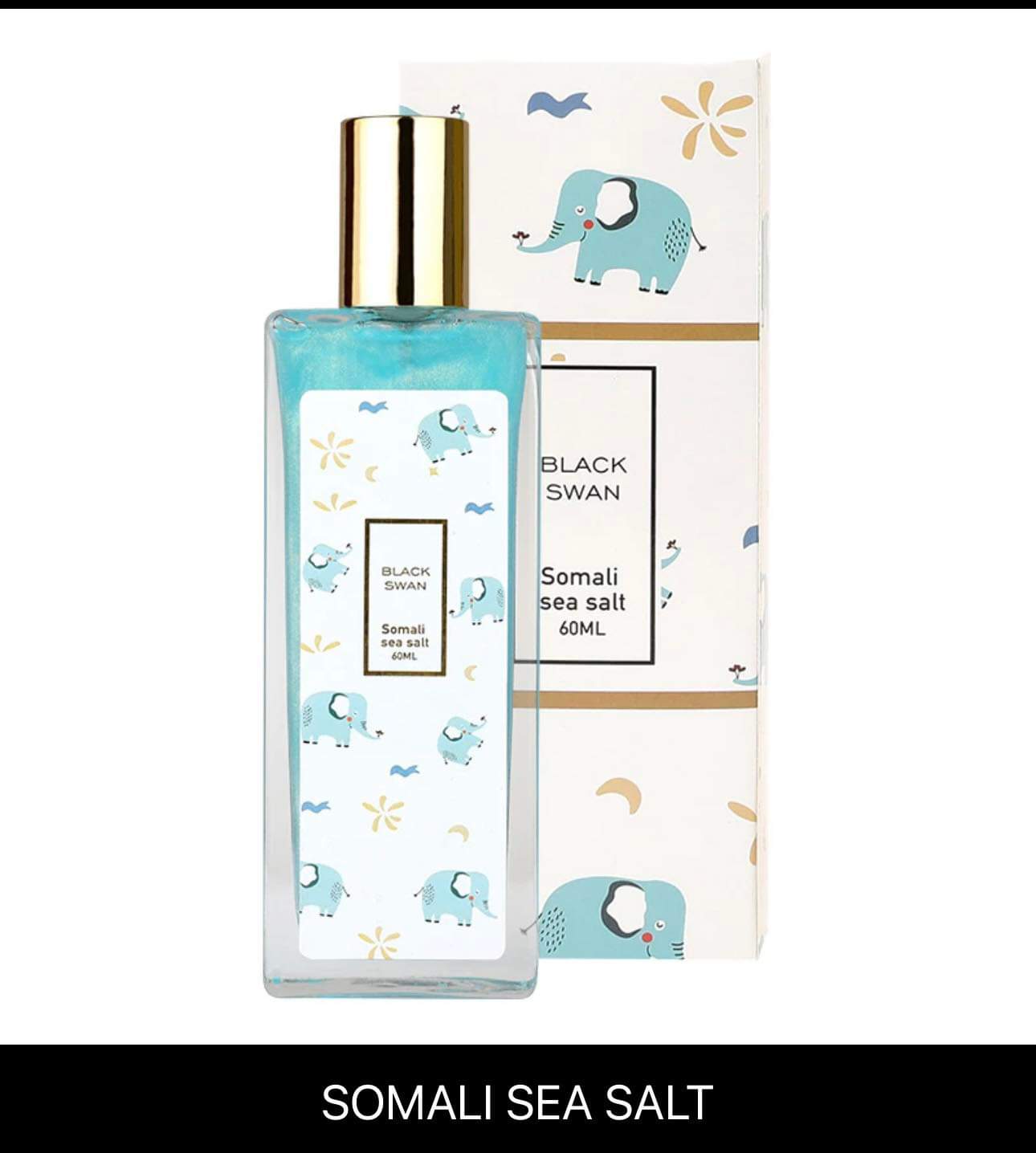 Z16 - BlackSwan Colorful Shimmer Body Mist Perfume 60ml For Men Women gift