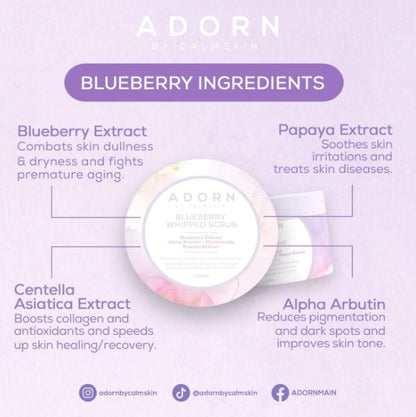 ADORN BLUEBERRY WHIPPED SCRUB 250ML