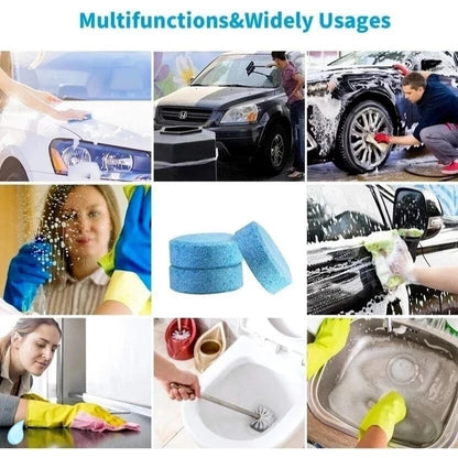 Wiper Fluid Car Windshield Glass Washer Concentrated Window Cleaner Tablets Solid