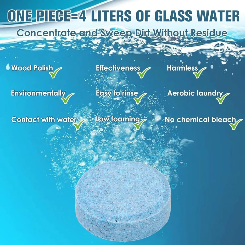 Wiper Fluid Car Windshield Glass Washer Concentrated Window Cleaner Tablets Solid