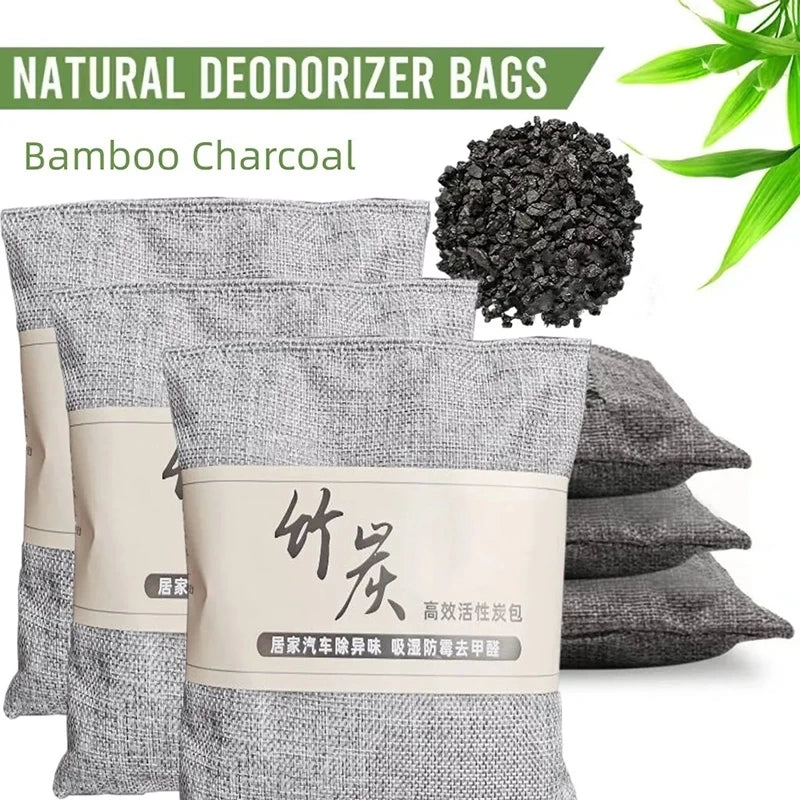 Activated Bamboo Charcoal Bag Odor Remover Air Purifying Bags Deodorant