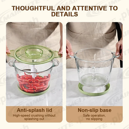 Maimeite Meat Grinder 4L/3L Multifunctional Food Processor 2-Speed AdjustmentFood Mixer Electric Meat Grinder