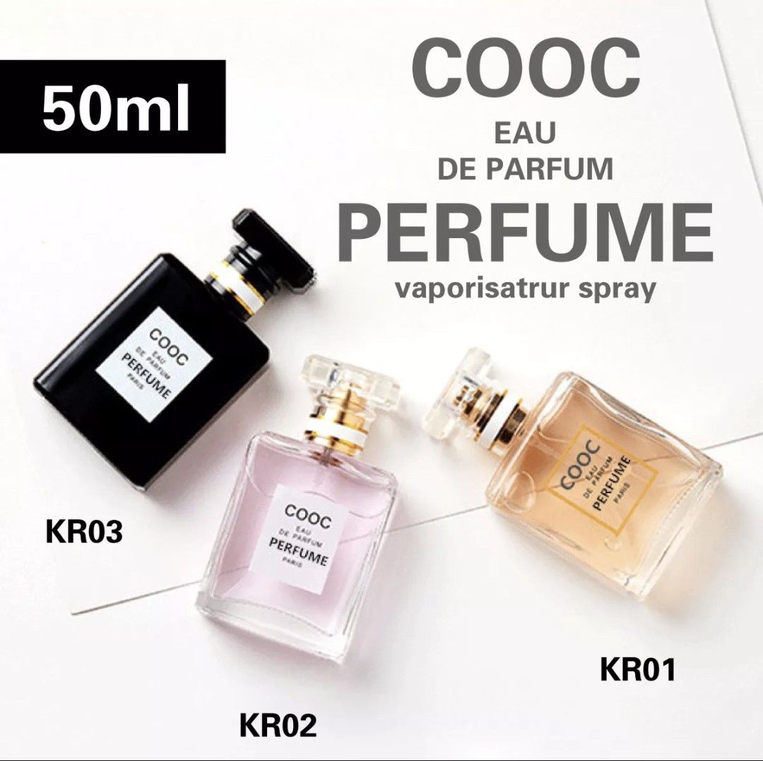 COOC Perfume for Men and Women 50ml Long Lasting Scent Oil Fragrance Light EDP Incense Spray Bottle