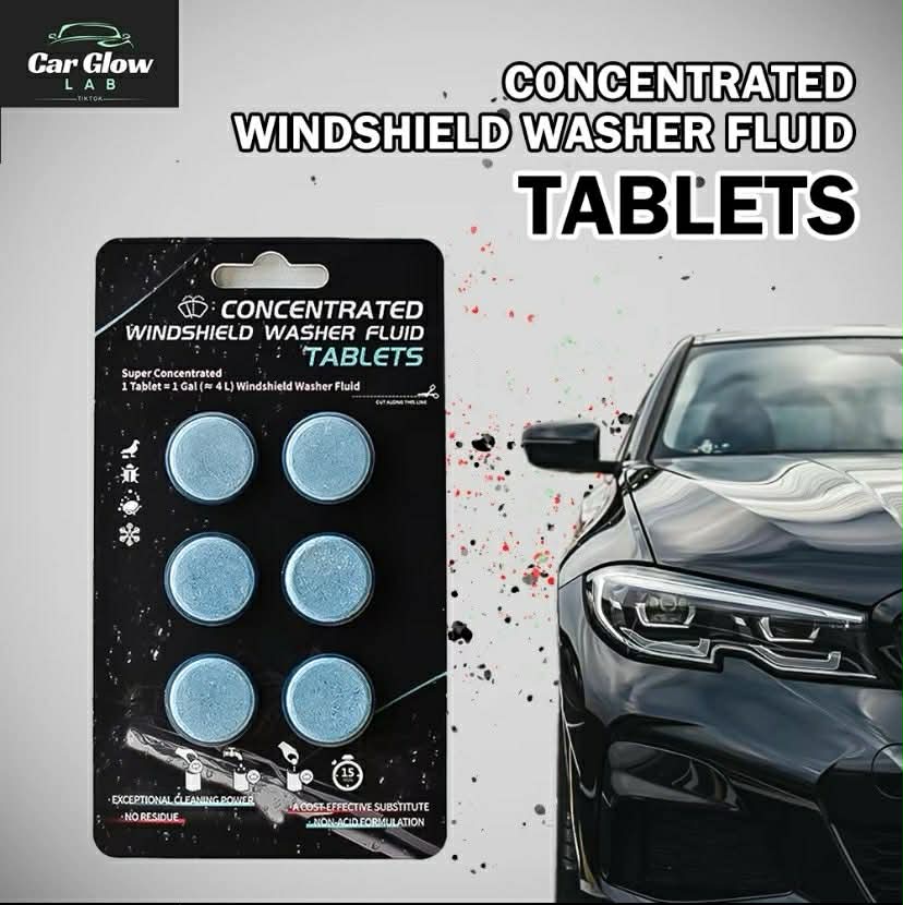 Wiper Fluid Car Windshield Glass Washer Concentrated Window Cleaner Tablets Solid