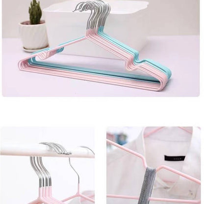 Trending Item! Premium Colorful Stainless Steel Korean Style Non Slip Wire Hangers
