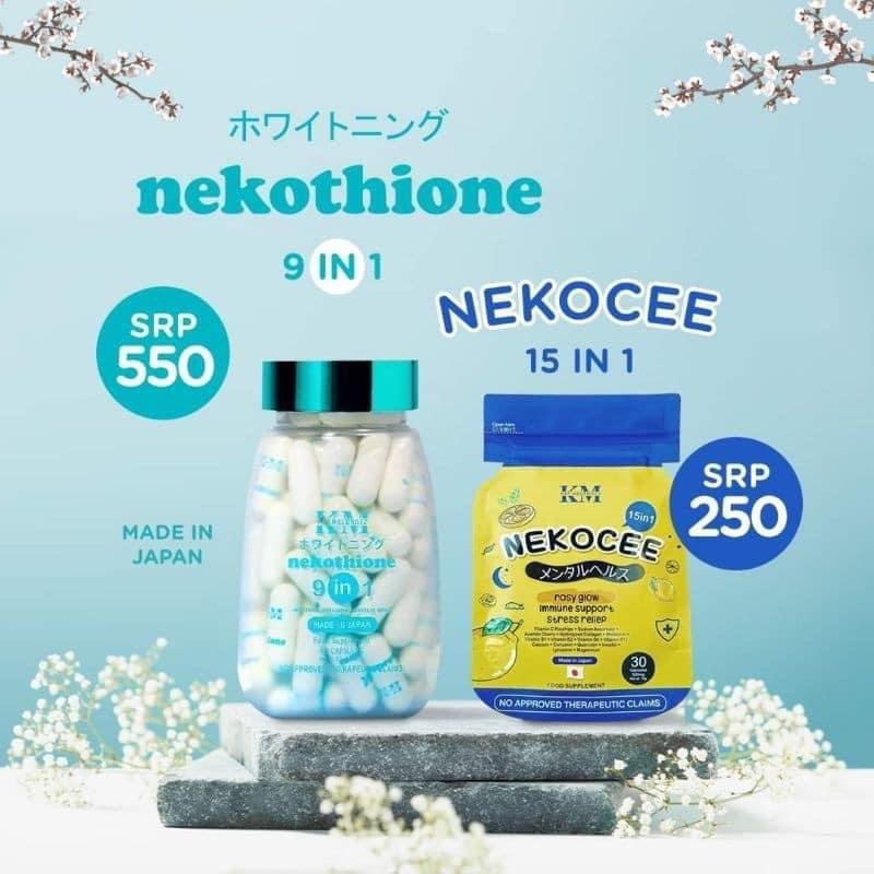 Nekothione 9 in 1 and Nekocee 15 in 1 Rosy Glow by Kath Melendez