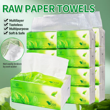 480 Sheets TC Organic Green Tea Facial Tissue Paper Towel