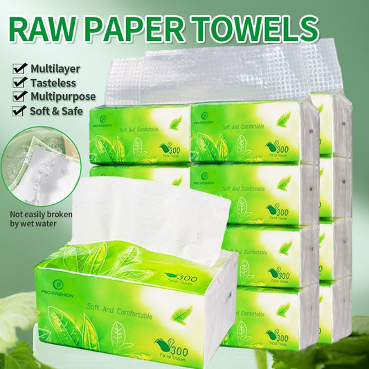 480 Sheets TC Organic Green Tea Facial Tissue Paper Towel