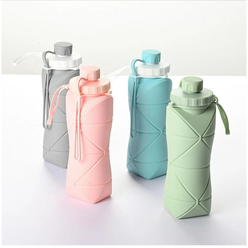 Collapsible Folding Water Bottles Foldable Tumbler For Sports Tumbler Leak Proof Bottle
