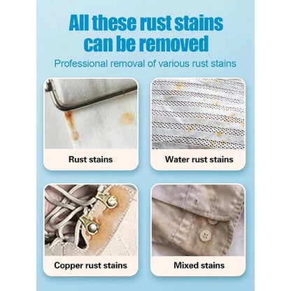 Fabric Rust Remover For Clothes Rust Stain Remover For Clothes Cleaner Drop Clothing Cleaning 80ml
