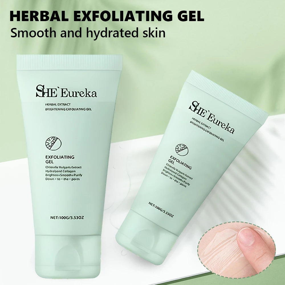 (BUY 1 TAKE 1) She Eureka Exfoliating Gel 100g Gently Cleans Closed Black Mouth Shrinks Pore Exfoliate