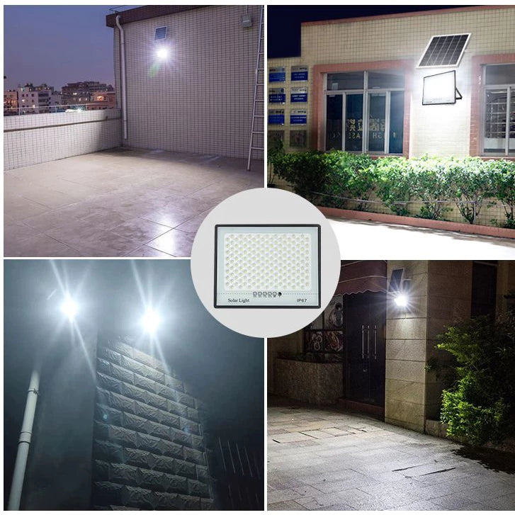 Solar Light outdoor waterproof IP68 80000W Solar flood light Indoor Light Street light With Remote