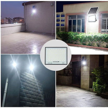 Solar Light outdoor waterproof IP68 80000W Solar flood light Indoor Light Street light With Remote