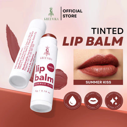 Greenika Shades Tinted Lip Balm Lip Gloss Lip mask Lip Care