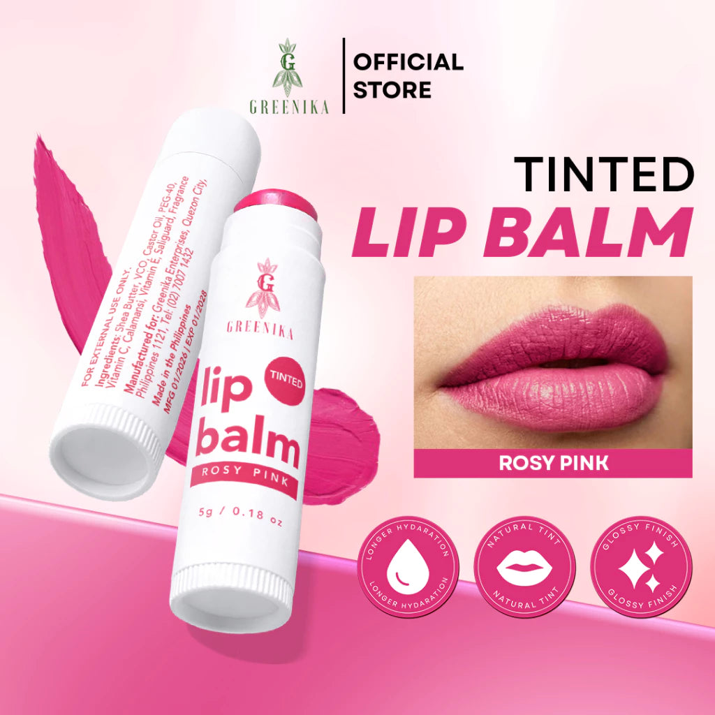 Greenika Shades Tinted Lip Balm Lip Gloss Lip mask Lip Care