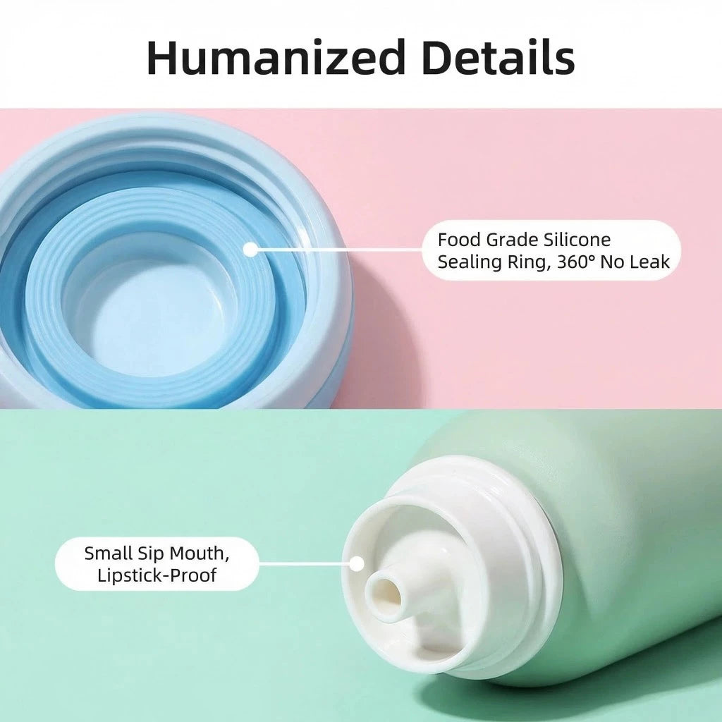Macaron Insulated Cup 600ml Double Wall 304 Stainless Steel Insulated Flask for Hot & Cold Beverages