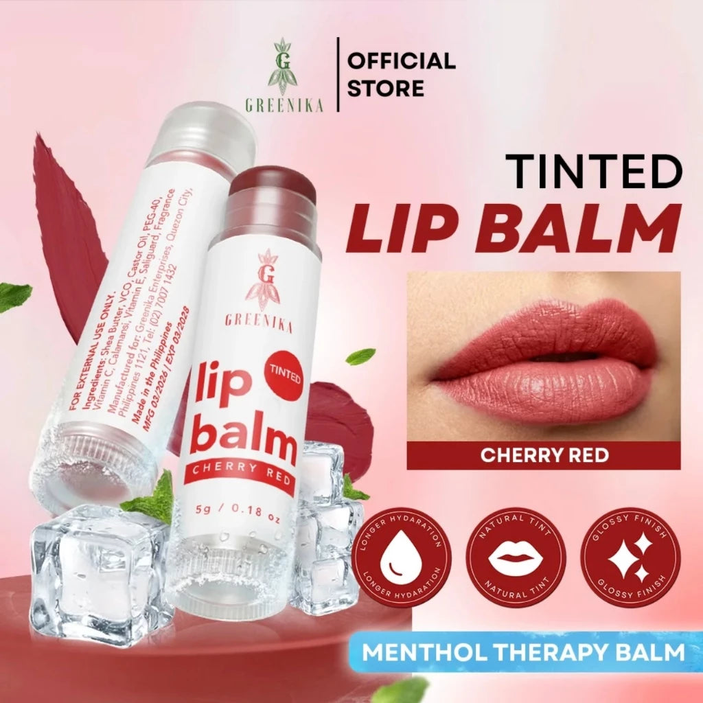 Greenika Shades Tinted Lip Balm Lip Gloss Lip mask Lip Care