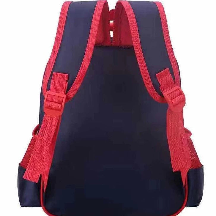 SY 3-Zipper Superhero School bag Backpack for Boys–Durable Student Bookbag with 3D Cartoon #B216