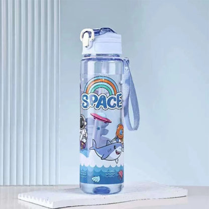 800ml Kids School Water Bottle, Astronaut Sport Drink Bottle