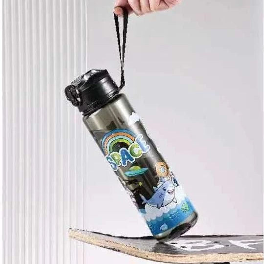 800ml Kids School Water Bottle, Astronaut Sport Drink Bottle