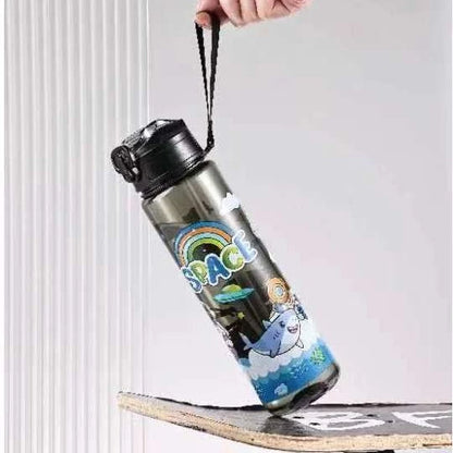 800ml Kids School Water Bottle, Astronaut Sport Drink Bottle