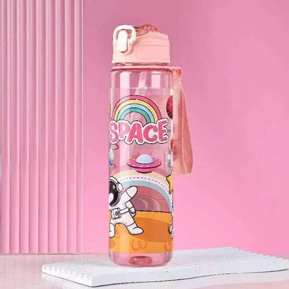 800ml Kids School Water Bottle, Astronaut Sport Drink Bottle
