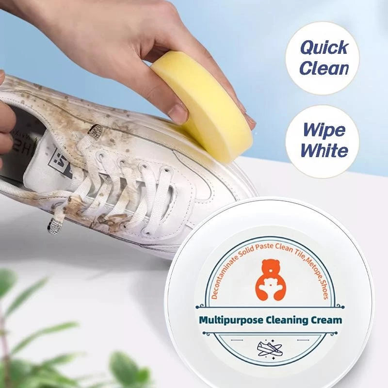 Multi-Purpose Shoe Cleaning Cream Water-Free Clean Quick Clean Wipe Powerful Decontamination