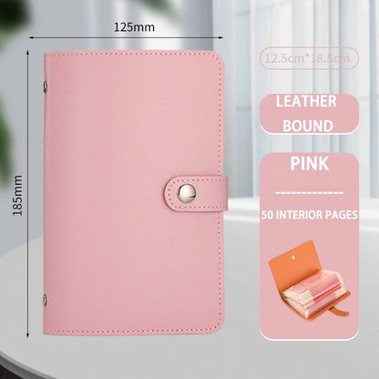 100 Days Envelope Challenge Budget Binder Money Savings Notebook Cash Storage Book Money